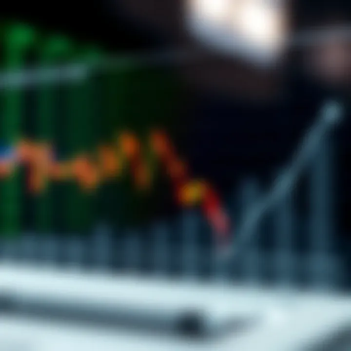 Graph showing upward and downward trends representing binary trading market dynamics in Kenya