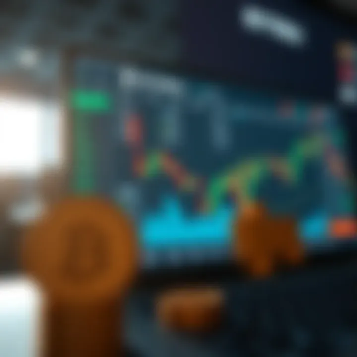 Interface of a secure cryptocurrency trading platform displaying various digital currency options and real-time market data