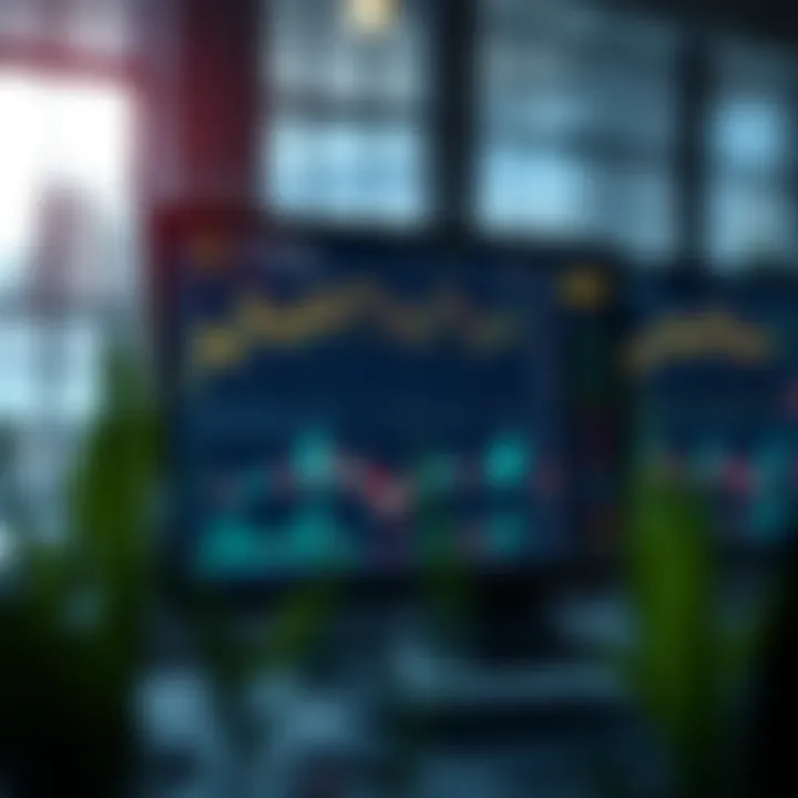 Screenshot of a digital trading platform interface with charts and trader rankings