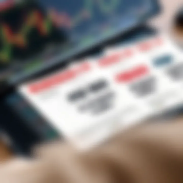 Collection of downloadable PDF guides for forex strategies on a digital device