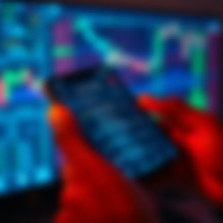 Safe and secure forex trading app features highlighted on smartphone screen