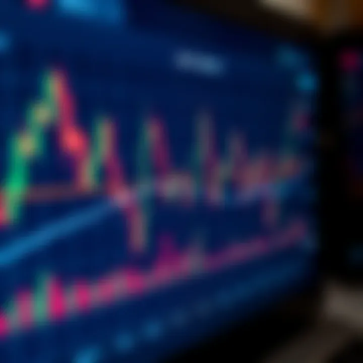 Currency Pair Movement on Forex Trading Platform Chart showing forex currency pair fluctuations on a digital trading platform
