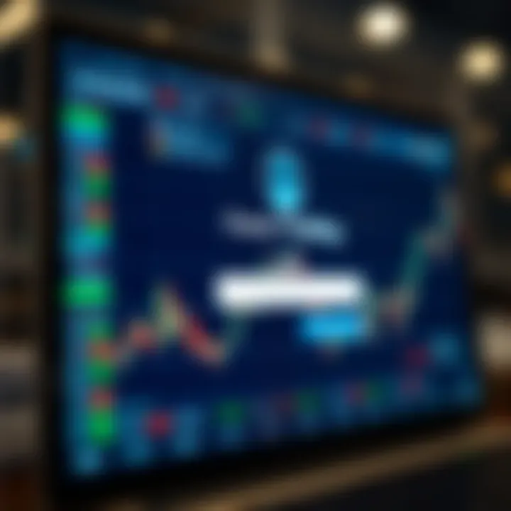 Secure login interface of a forex trading platform displaying username and password fields