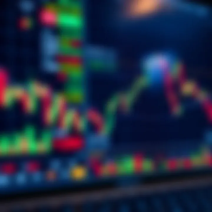 Forex Trading Platform Interface with Currency Pair Charts A digital trading platform showing forex currency pairs and live market charts