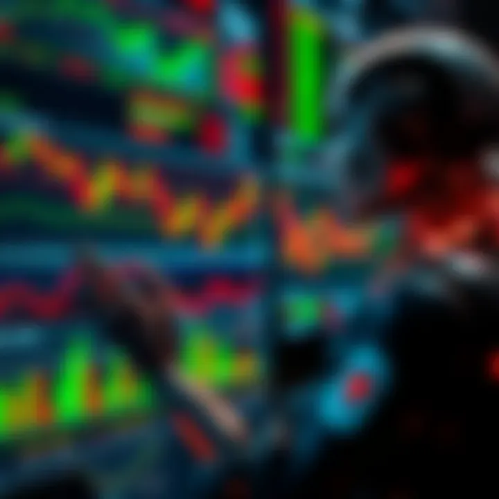 Digital interface showing forex trading signals and algorithmic trade execution