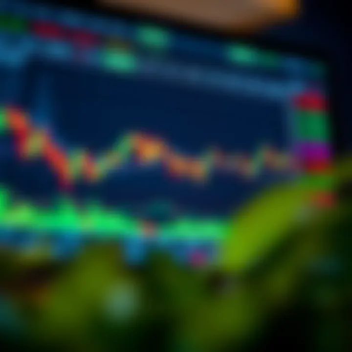 Currency Charts Displaying Forex Market Trends Forex trading charts showing currency pair trends and market indicators