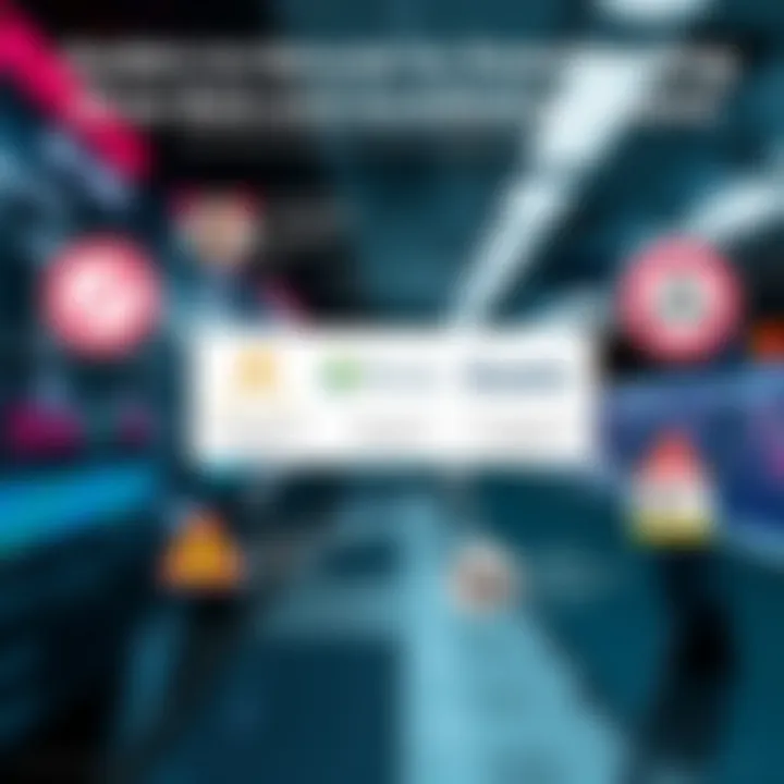 Diagram showing secure download sources for binary bots with caution signs for scams