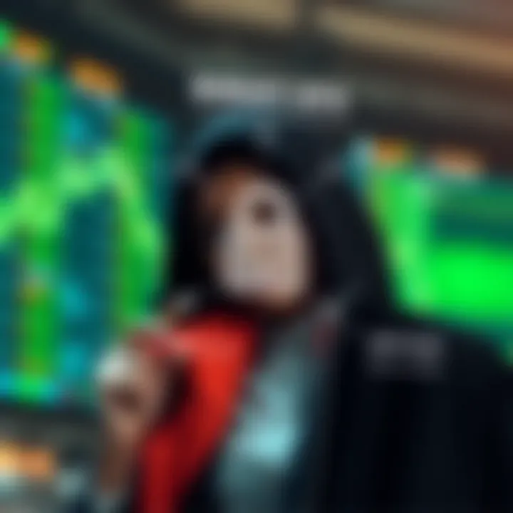 Graphic depicting secure practices to protect personal and financial information in digital trading