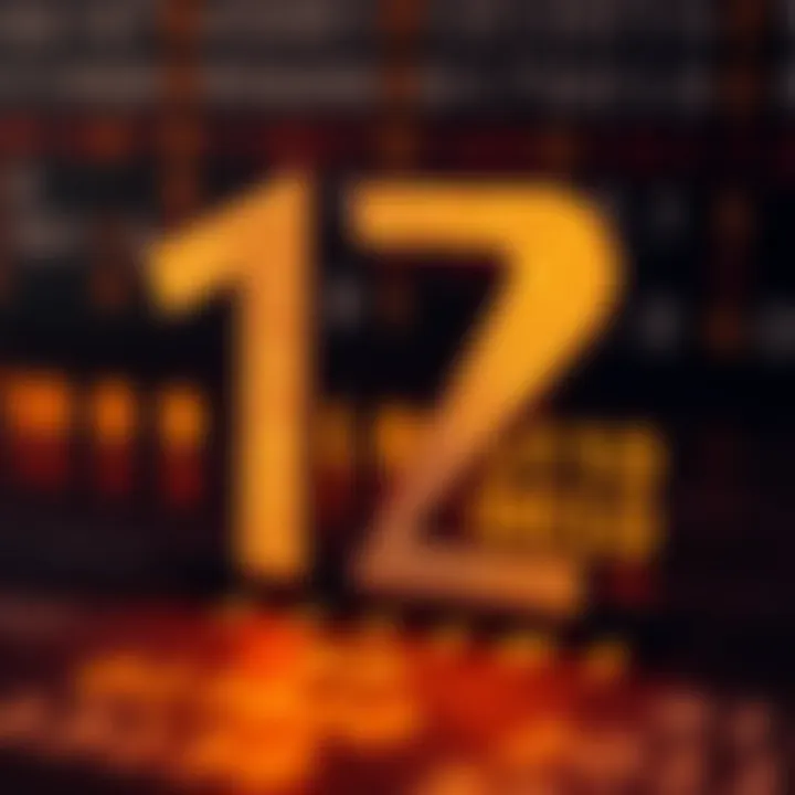 Illustration showing a decimal number and its binary equivalent using place values