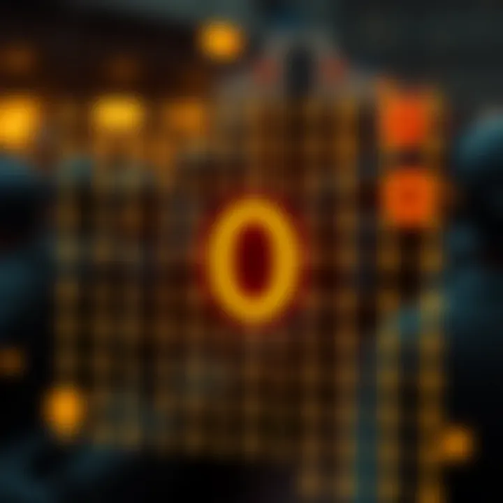 Diagram illustrating the base-2 binary number system with digits zero and one