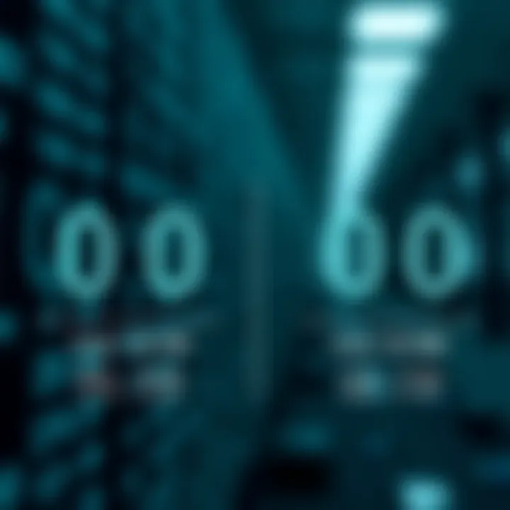 Illustration comparing binary and octal number systems with their bases and digit ranges