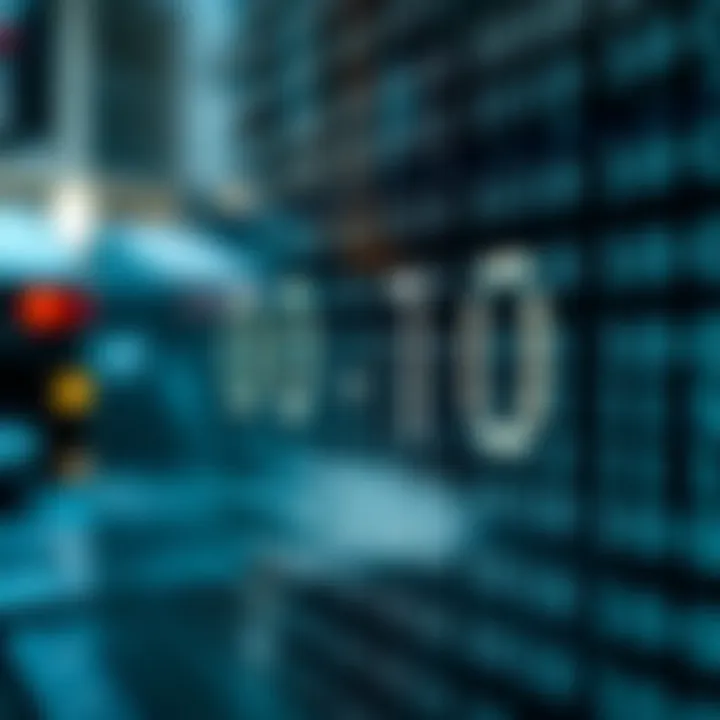 Binary Numeral System Applications in Computing and Electronics Graphic illustrating the role of binary digits in computer data and electronic circuits