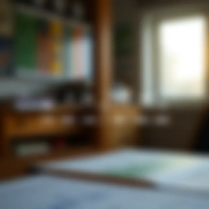 Diagram illustrating the division of a decimal number by two with remainders displayed