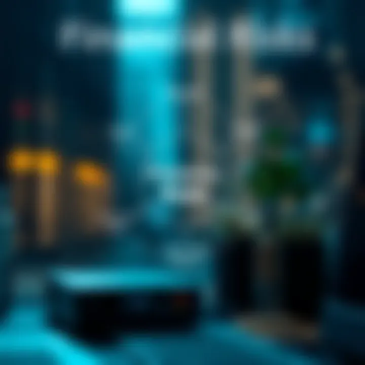 Diagram illustrating various types of financial risks including market, credit, and operational risks