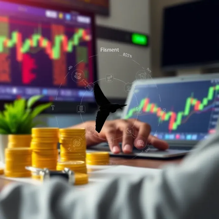 Diagram illustrating key components and strategies of forex binary options trading