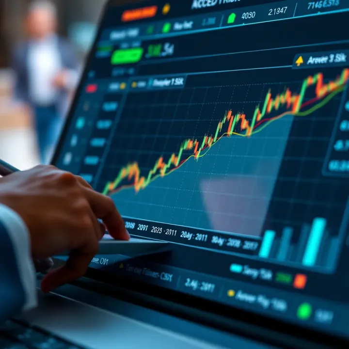 Graph showing credit risk analysis tools and their application in financial decision-making