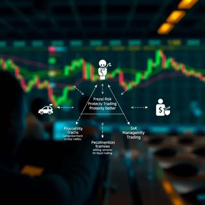 Diagram illustrating common forex trading risks and protective strategies for Kenyan investors