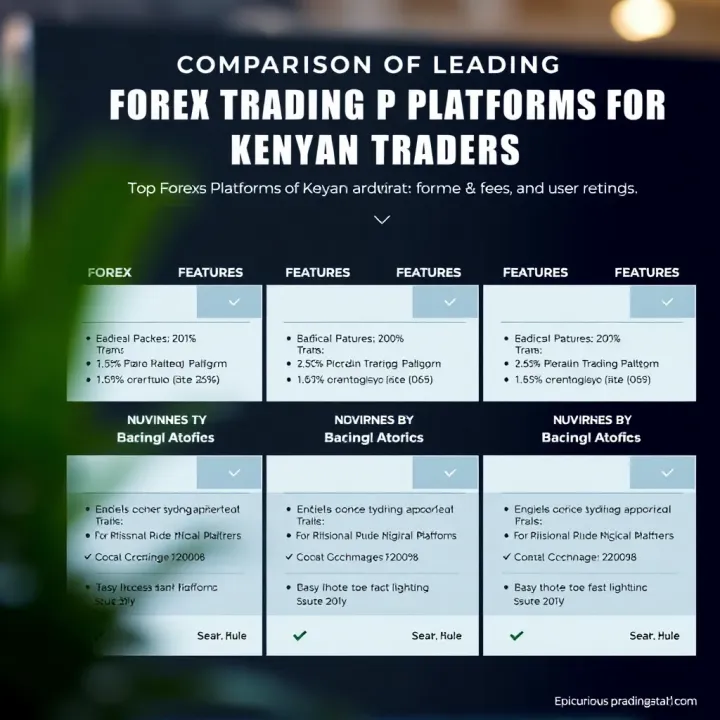 Comparison of Leading Forex Trading Platforms for Kenyan Traders Comparison layout of various forex platforms highlighting features, fees, and user ratings