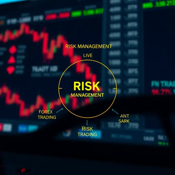 Diagram illustrating risk management techniques for forex trading
