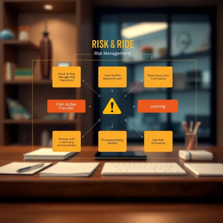 Diagram showing roles and responsibilities in risk identification and mitigation tailored for Kenyan business environments