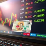 Forex trading platform displaying currency exchange rates with Kenyan Shilling