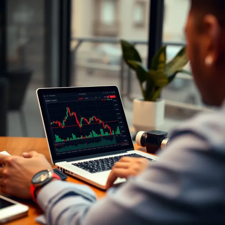 Visual representation of risk management strategies and regulatory compliance in binary options trading