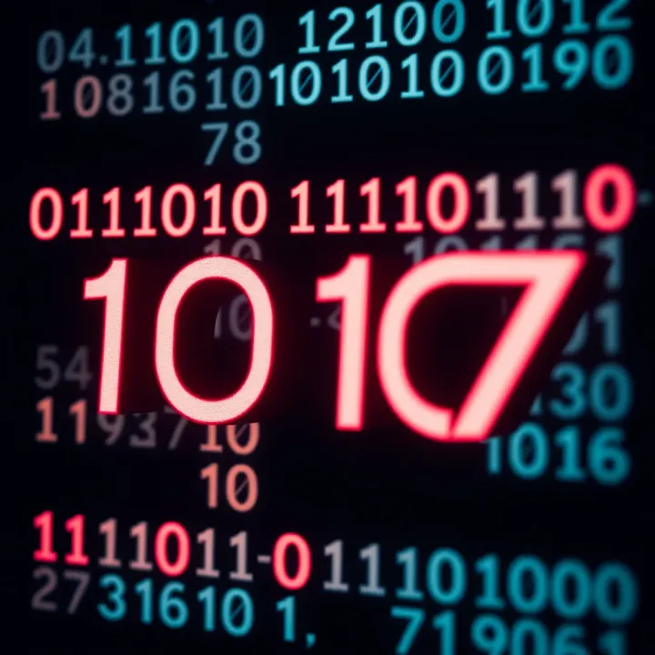 Diagram showing binary digits grouped into sets for octal conversion