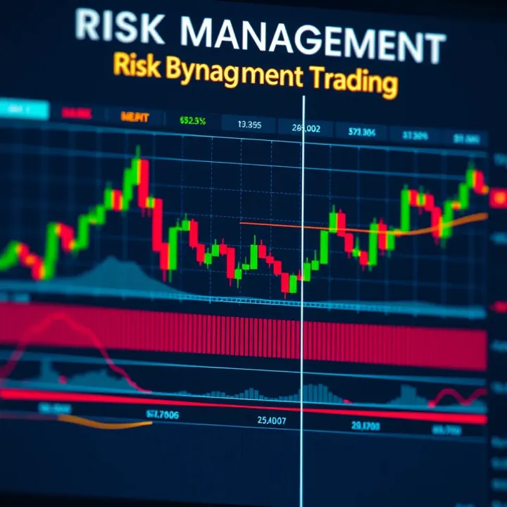 Visual chart displaying risk management strategies for binary options trading