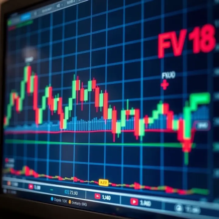 Bearish head and shoulders pattern on a forex chart suggesting possible price decline