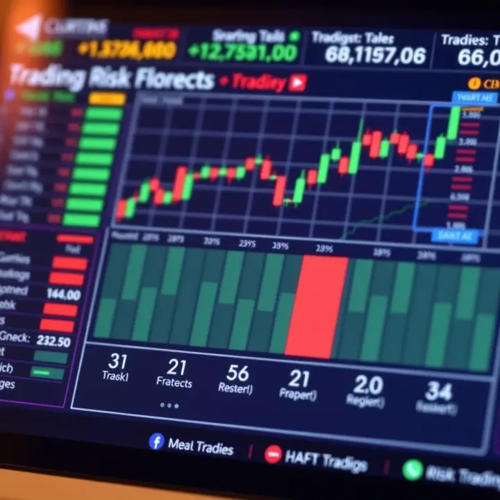 Chart showing common trading strategies and risk management tools for forex traders
