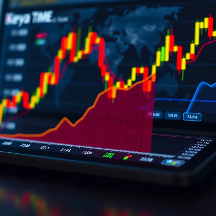 Graph showing optimal forex trading times based on market activity peaks aligned with East Africa Time