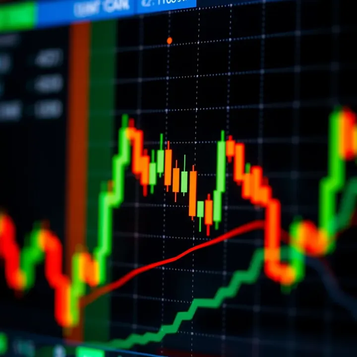 Financial graph illustrating bearish reversal candlestick pattern in Kenyan stock market