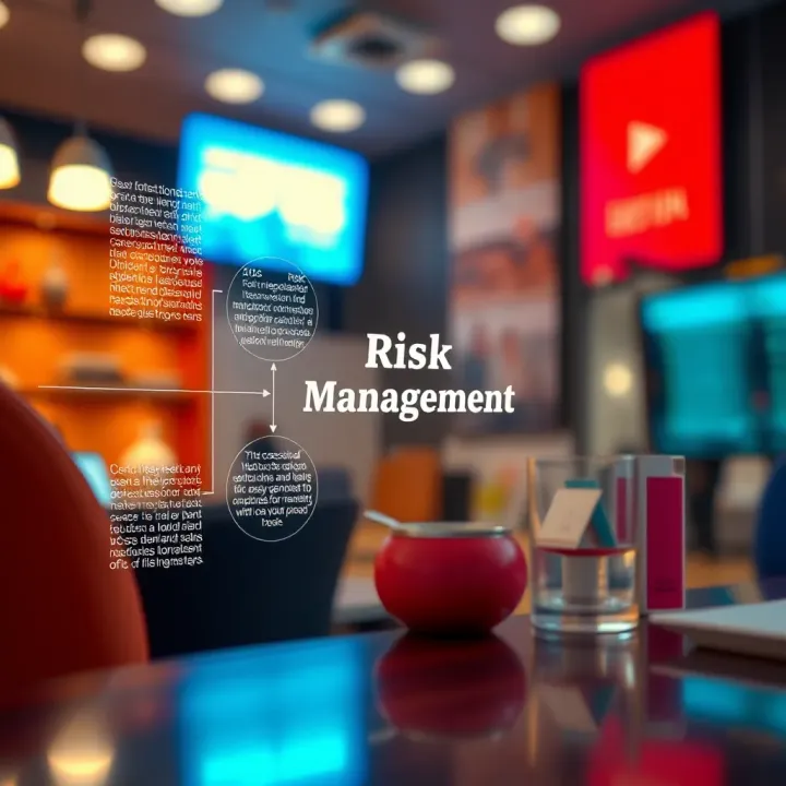 Diagram illustrating key components of risk management framework