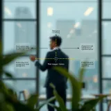 Diagram illustrating the identification and assessment of business risks in a corporate environment